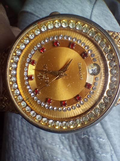 western swiss 23k gold plated