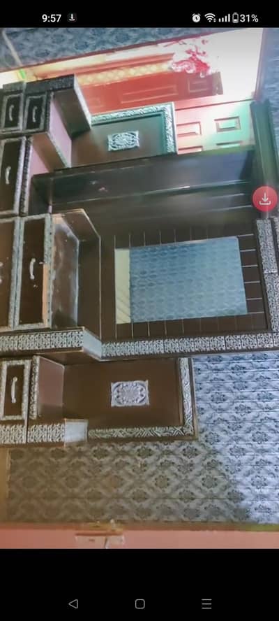 showcase and 2 side table for sale