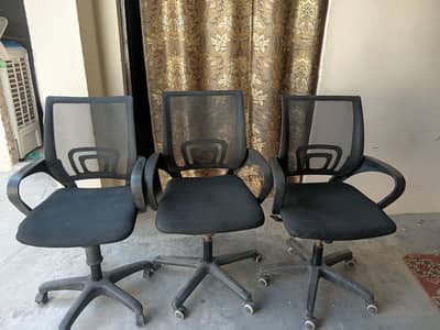 Office Chairs 3 Working Very Well