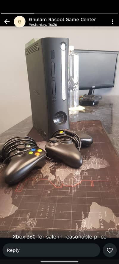 Xbox 360 jasper 500gb/2wired controller/76 games install/03475221016