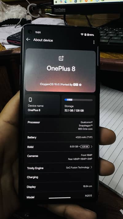 Oneplus 8 READ ADD