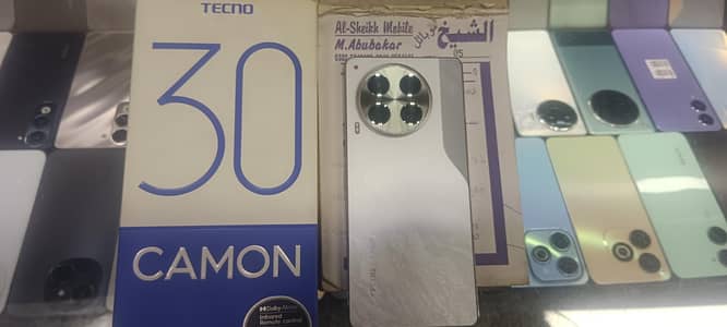 tecno camon 30 12gb ram 256gb box charger