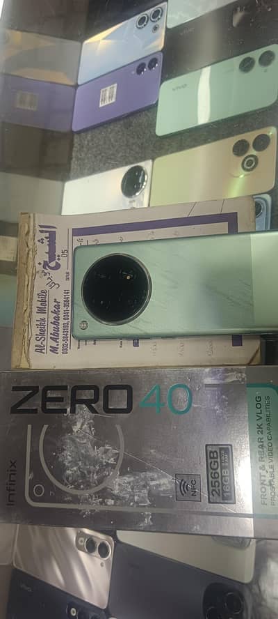 infinix zero 40 256gb box charger