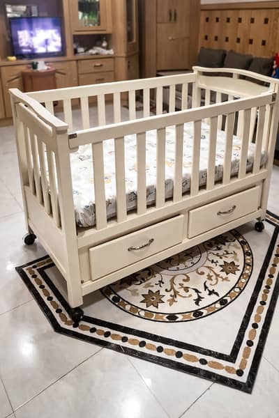 Sweet Dreams Baby Crib with Mattress