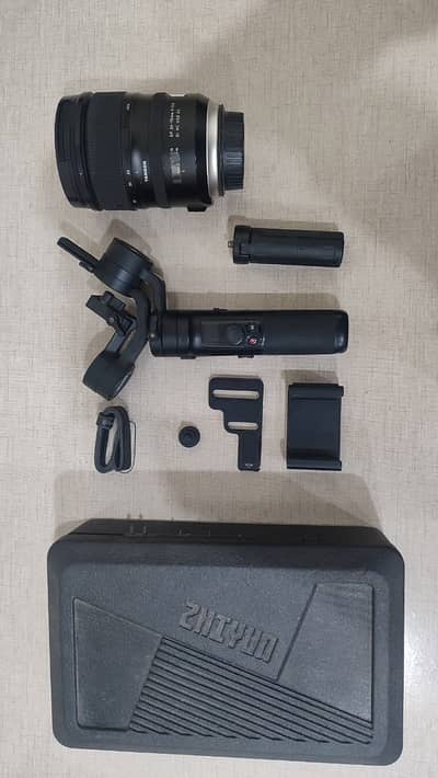 Tamron G2 Lens 24-70mm and Zhiyun CRANE-M2 3-Axis Handheld Gimbal