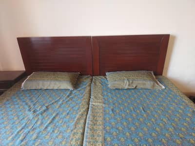 2 single bed, kids bunk bed