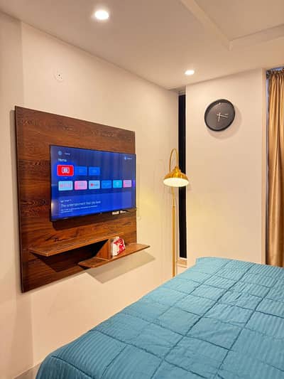 Studio Semi Furnished Apartment Available For Rent In Sector F Bahria Town Lahore