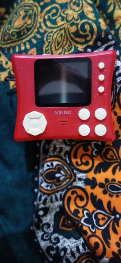 MINISO Retro Handheld Game Console – Red 