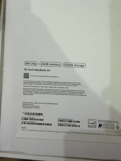 Apple MacBook M4 AIR– 24GB RAM | 512GB SSD