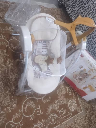 Primi Portable Baby Swing with Music – 3 Speed Settings,