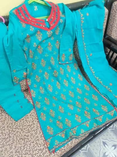 one time used 3pc dress