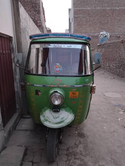New Asia rickshaw green color 2019 model