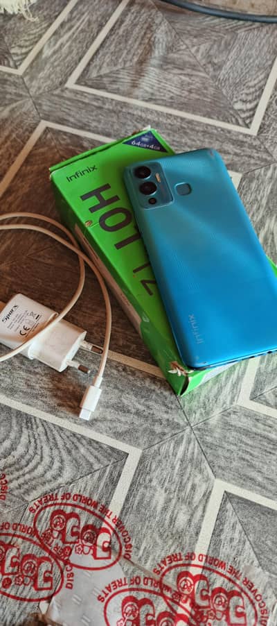 Infinix hot 12 ply full box 4/64