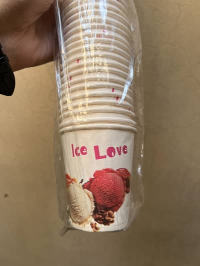 ICECREAM CUPS AVAILABLE