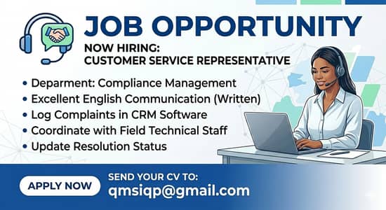 Customer Service Representative (Compliance Management)