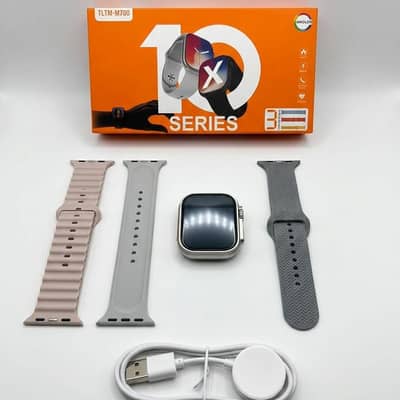 TLTM-M700 AMOLED X Series Smartwatch With 3 Interchangeable Bands