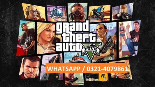 GTA 5 Installed & All PC / Laptop Games Available All Over Paksitan