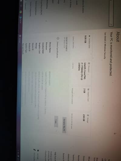 hp zbook gaming and work station i7 7th gen 8 256gb