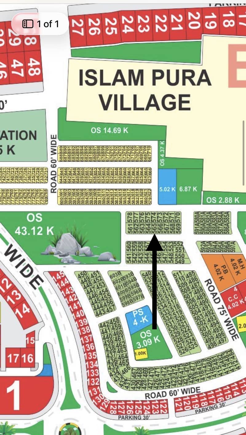 10 Marla Plot BB Block 0