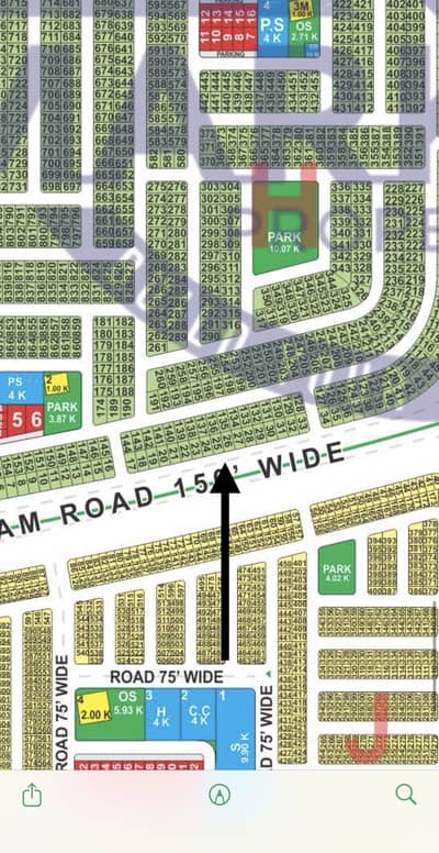 10 Marla Plot Main 150ft Pine Avenue Road