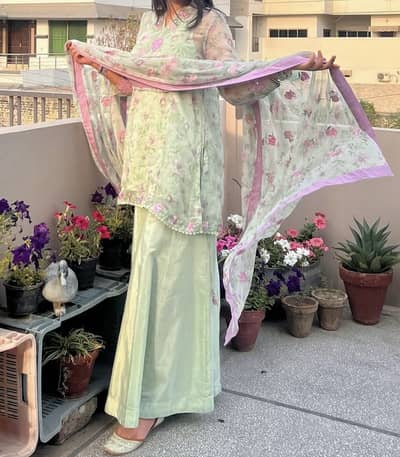 Eid chiffon 4 piece