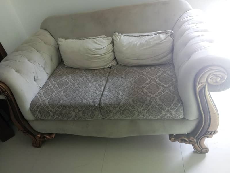 white / golden sofas. 4