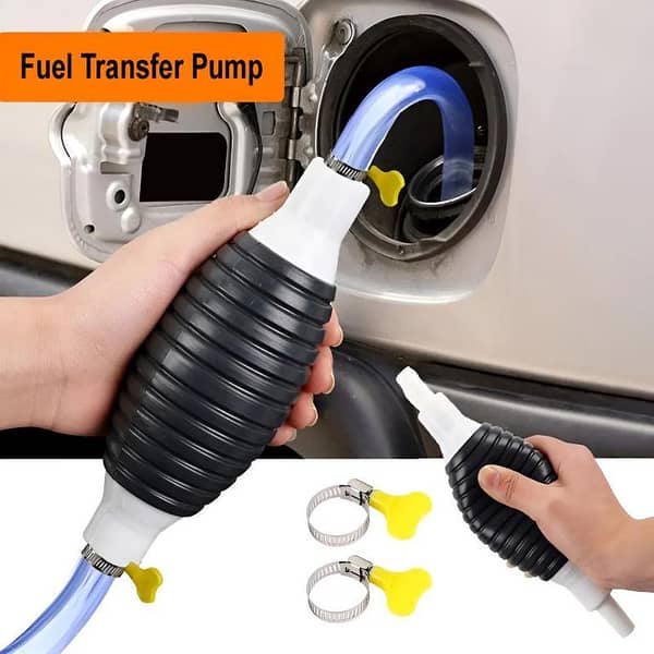 Universal Multi-Purpose High-Flow Manual Fuel Transfer Pump with Built-In Check Valve