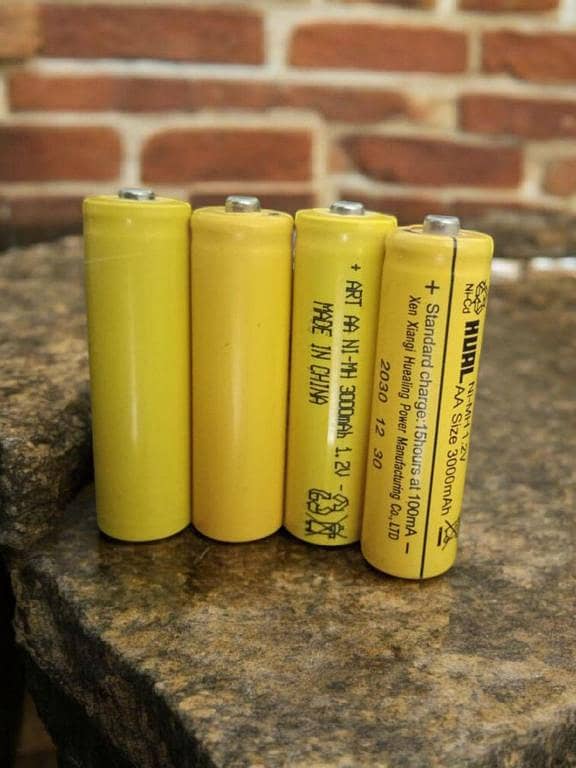 3000mAh High-Capacity AA Rechargeable Battery (Ni-MH, 1.2V)