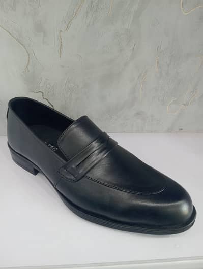  Classic Black Formal Loafer – Timeless Elegance