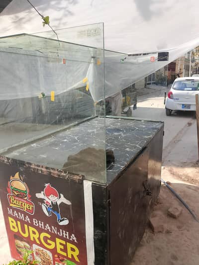 Iron Fast Food Stall Urgent for Sale