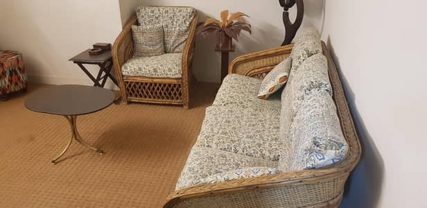 5 Seater Caane Sofa set