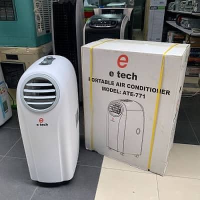 E Tech ATE-771 Portable Air Conditioner – 1 Ton (Heat & Cool)
