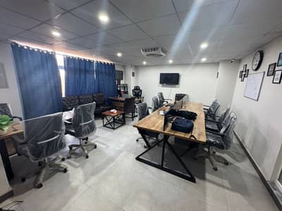 Shared Furnished Office Available for Morning & Night Shift