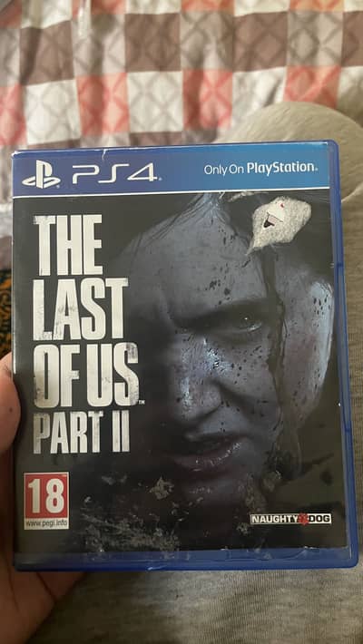 Last of us part 2 ps4 game cd disk
