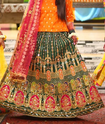 Bridal Mehndi outfit