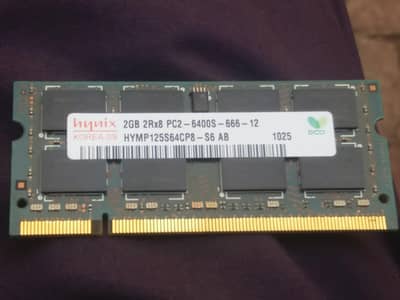 Laptop ram Ddr2   2gb ram