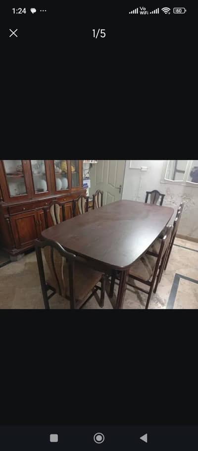 8 seater dinning table