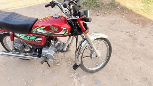 Selling Honda cd 70 2022 end model