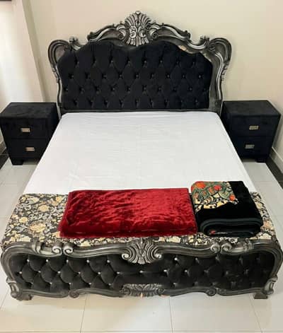 matress bed side tables urgent for sale