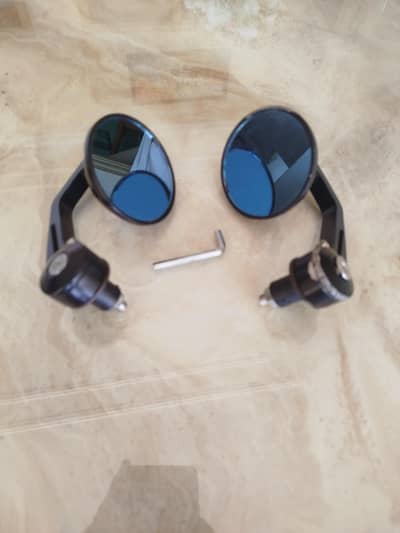 Handle Bar end side mirrors for all bikes (Cd 70 cg125) etc