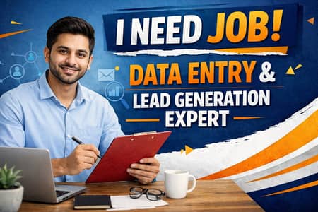 I am data entry expert /i need job/