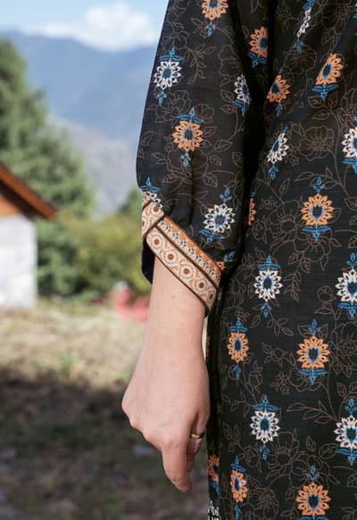 Printed Unstitched Khaddar Suit - 3Pc