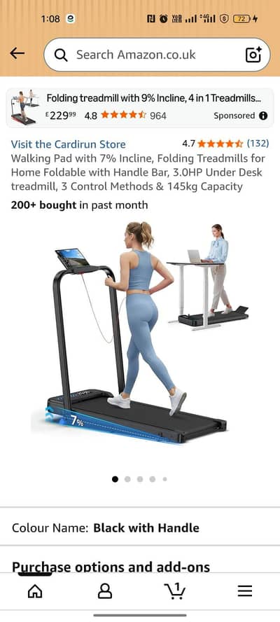 Walking Pad/ 3 in 1 jogging machine/ Treadmill / Running treadmill