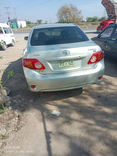 tyota crolla gli 2009 model  lush condition