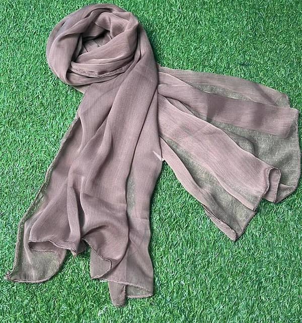 Premium Chiffon Scarves for Women and Girls | Soft, Lightweight, Breathable Plain Hijabs