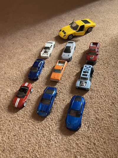 Original hot wheel and matchbox and door opening car