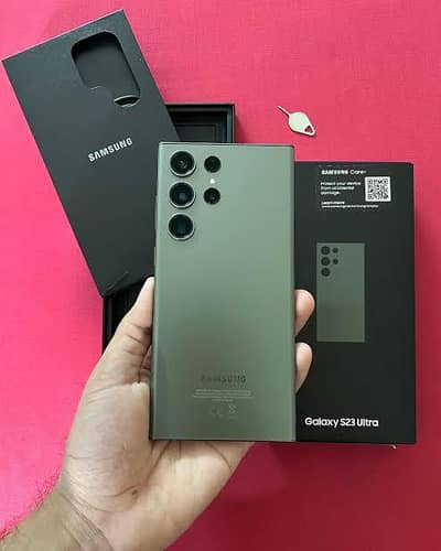S23ultra 24Gb12+12/512 Dual Sim with Box Non Pta Came From UAE