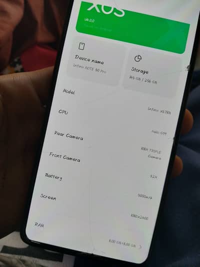 Infinix Note 30 pro all original
