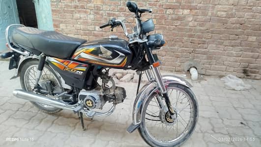 Honda CD 70 2021/2022 Model – Excellent Condition