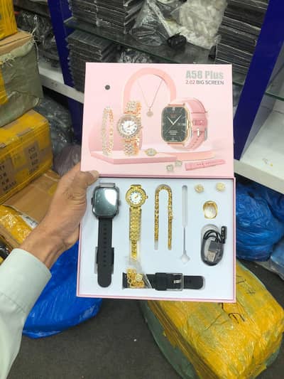 ladies watch full display and timer